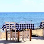 Naxos Cental Double Semi Basement Private Balcony 200m From Villa Naxos City