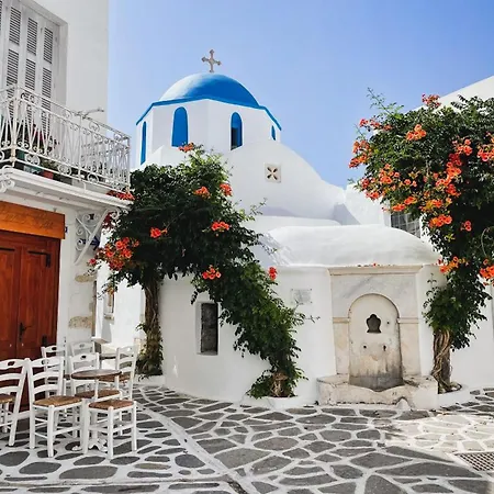 Naxos Cental Room Double Room Semi Basement Private Balcony 200M From St, George Beach City Views Saint George *