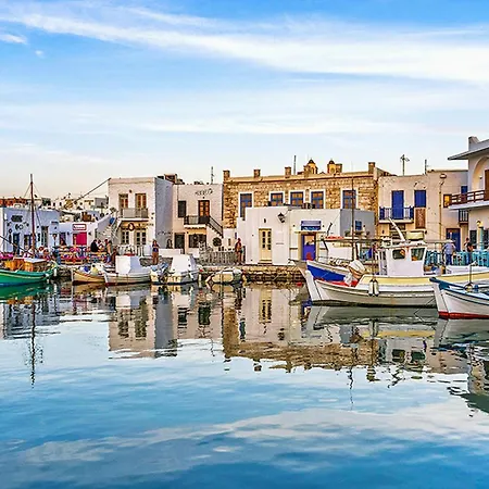 Naxos Cental Room Double Room Semi Basement Private Balcony 200M From St, George Beach City Views Saint George Villa Naxos City